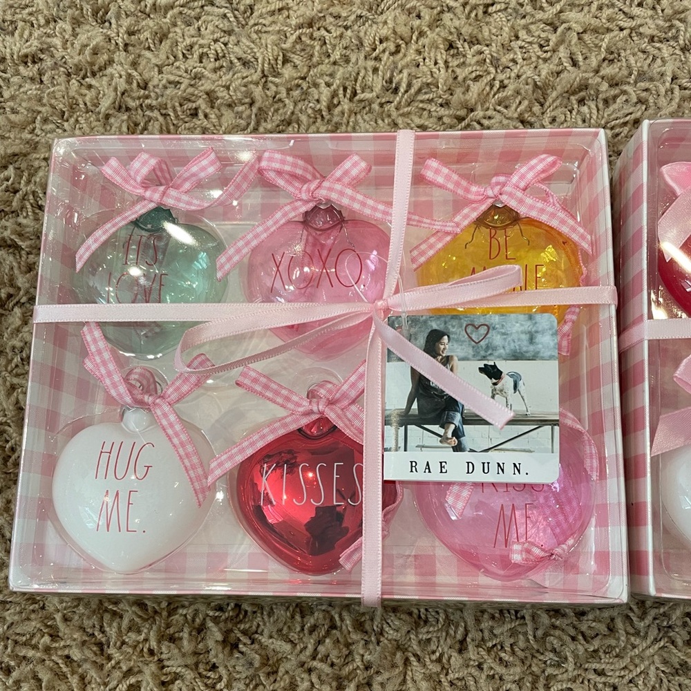 New Rae Dunn Valentine’s Day ornaments